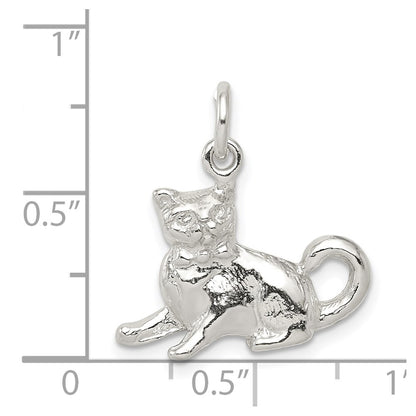 Sterling Silver Cat Charm