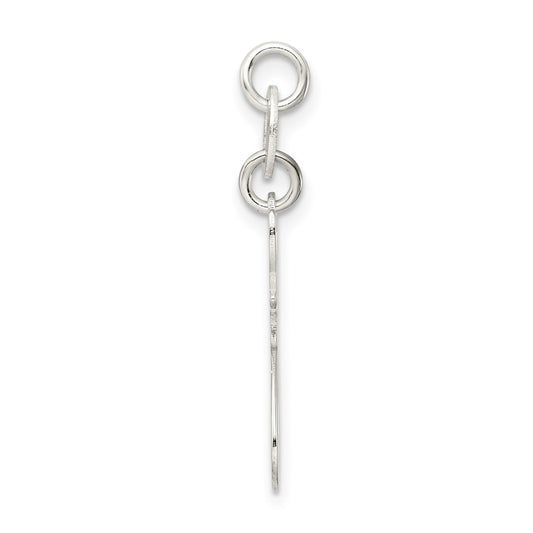 Sterling Silver Polished Cat Charm