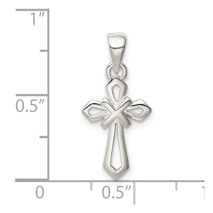 Sterling Silver Polished Cross Pendant