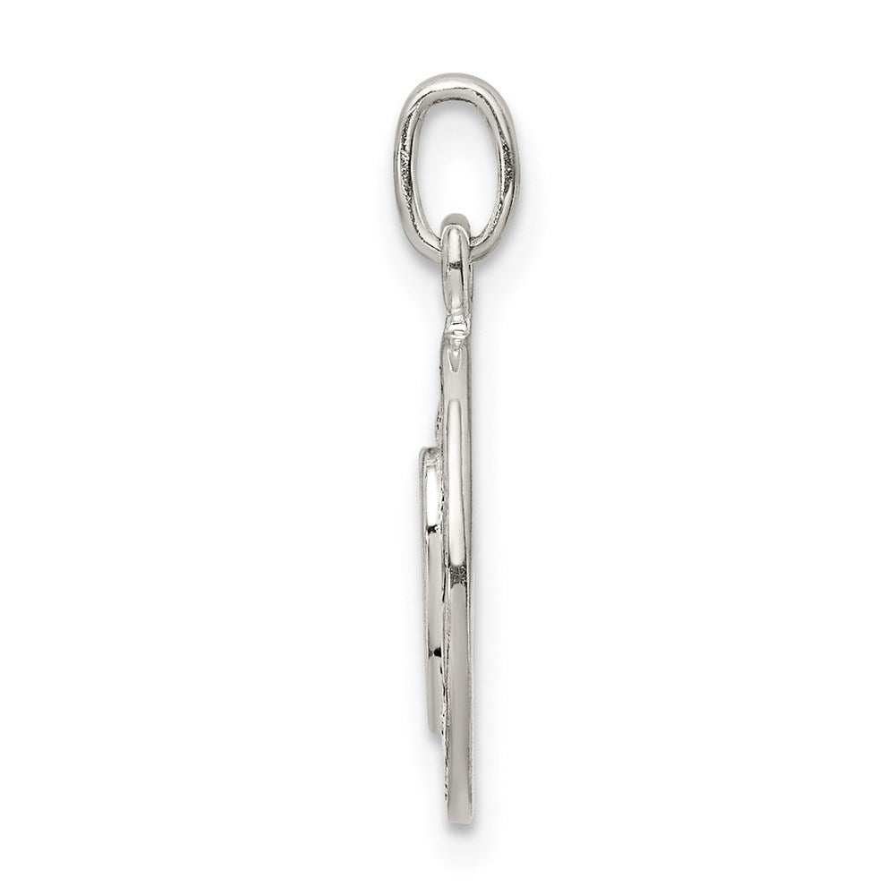 Sterling Silver Enamel MOM Charm
