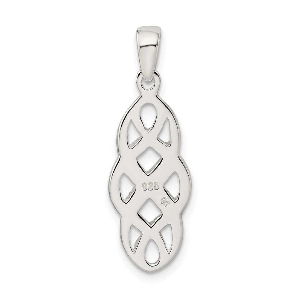Sterling Silver Polished Celtic Pendant