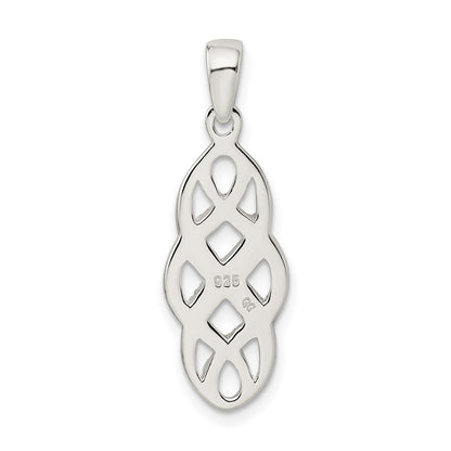 Sterling Silver Polished Celtic Pendant