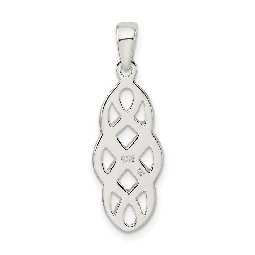 Sterling Silver Polished Celtic Pendant