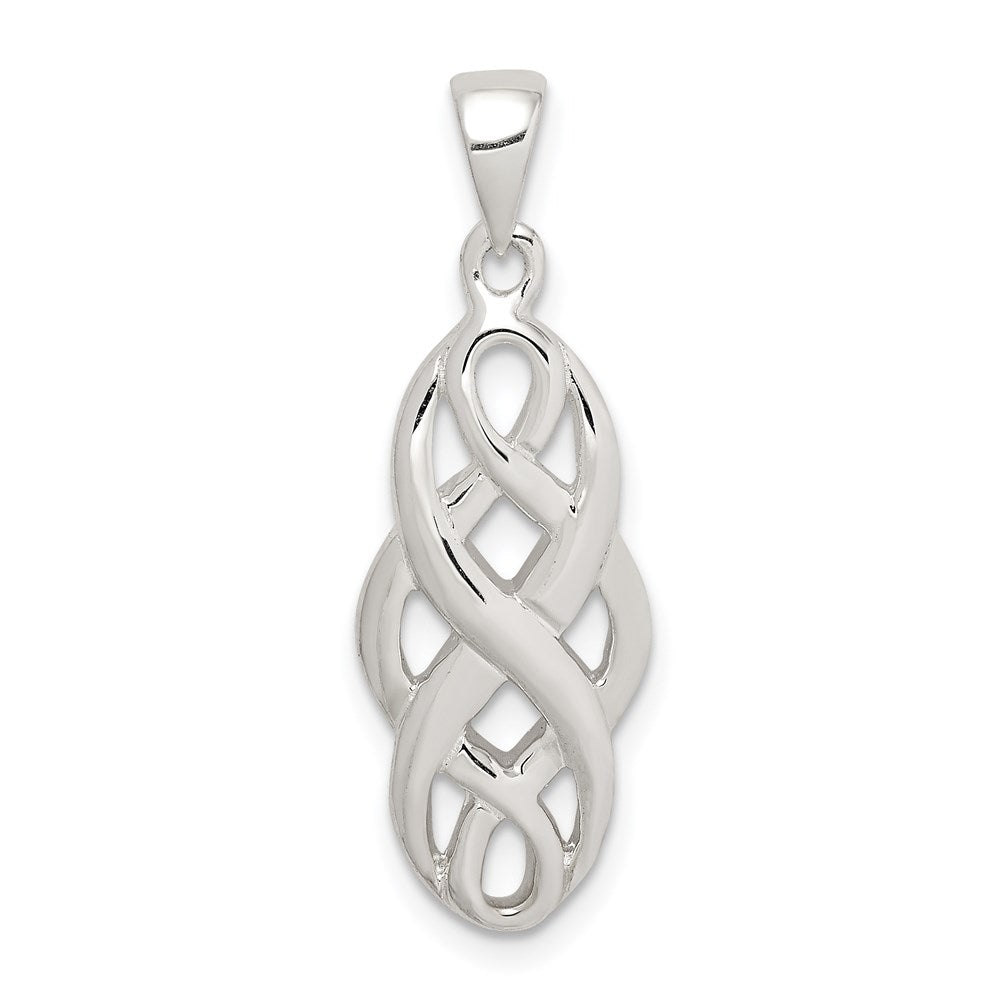 Sterling Silver Polished Celtic Pendant