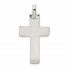 Sterling Silver Polished Cross Pendant