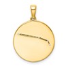 Sterling Silver Gold-plated & CZ Aries Zodiac Pendant