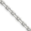 Sterling Silver 3.25mm Beveled Oval Cable Chain