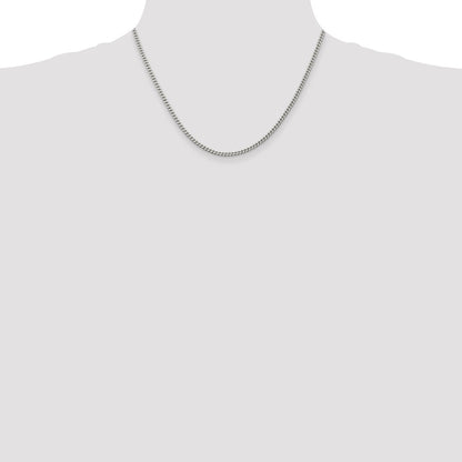 Sterling Silver 3mm Curb Chain