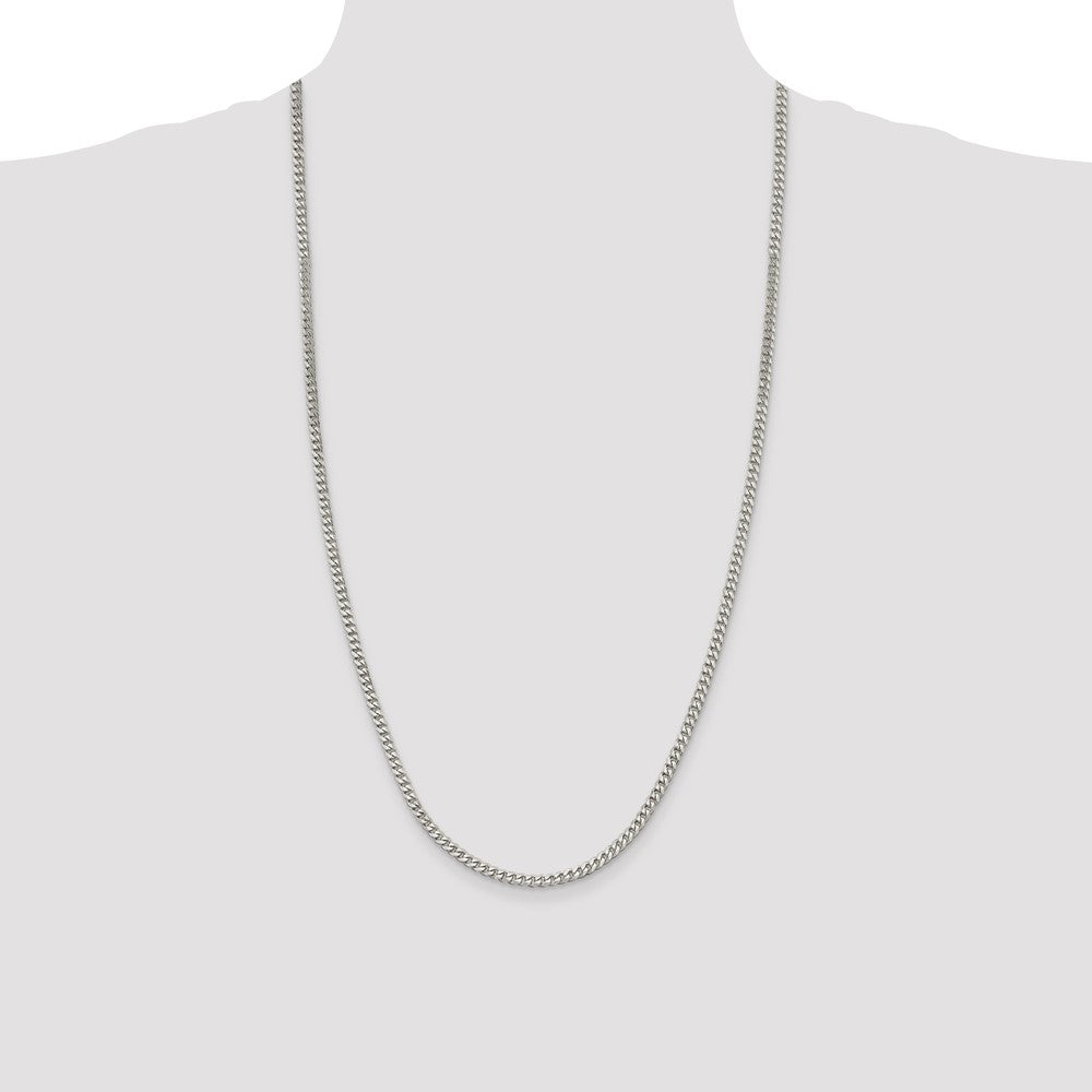 Sterling Silver 3.5mm Curb Chain
