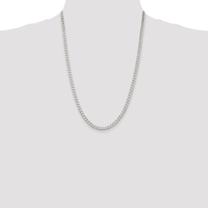 Sterling Silver 4.5mm Curb Chain