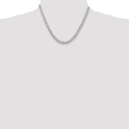 Sterling Silver 5.7mm Curb Chain