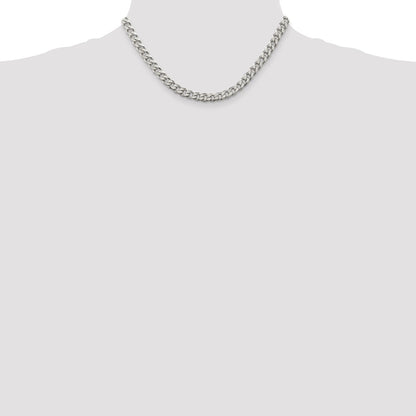 Sterling Silver 6.5mm Curb Chain