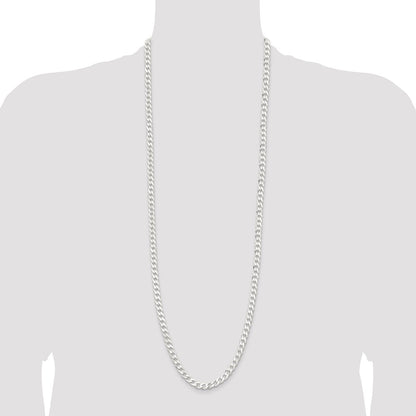 Sterling Silver 6.5mm Curb Chain