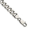 Sterling Silver Antiqued 8.3mm Curb Chain