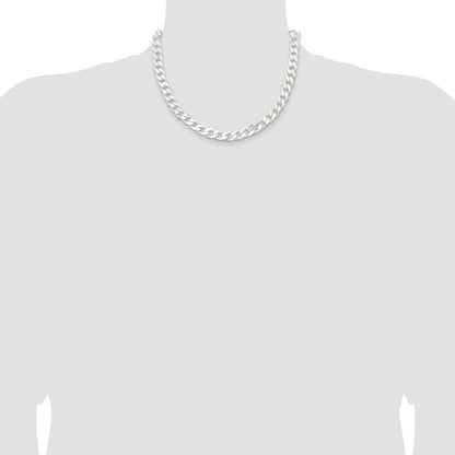 Sterling Silver 9.3mm Curb Chain