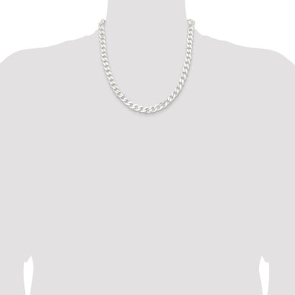 Sterling Silver 9.3mm Curb Chain