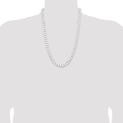 Sterling Silver 9.3mm Curb Chain