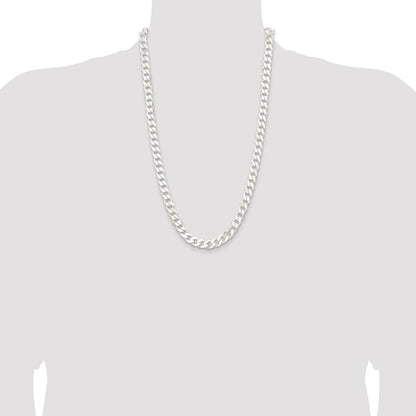 Sterling Silver 9.3mm Curb Chain