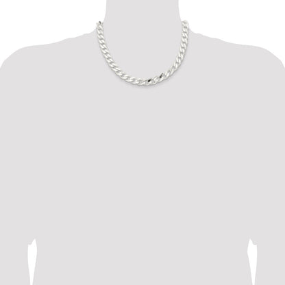 Sterling Silver 11mm Curb Chain