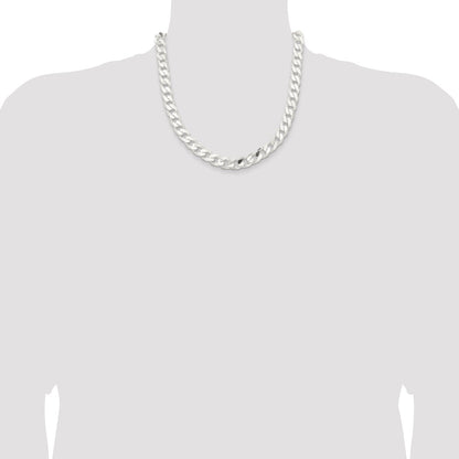 Sterling Silver 11mm Curb Chain