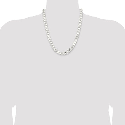 Sterling Silver 11mm Curb Chain