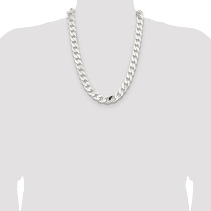Sterling Silver 14.5mm Curb Chain
