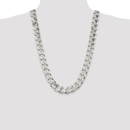 Sterling Silver 16.25mm Curb Chain