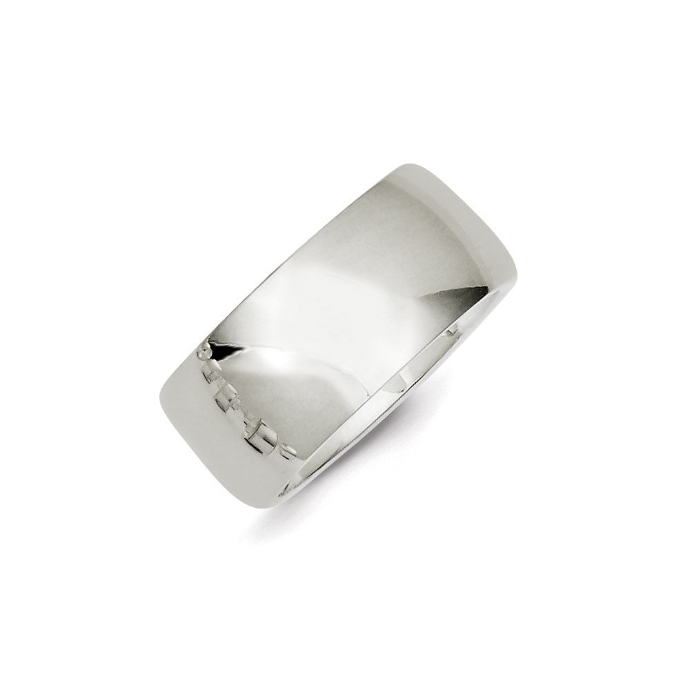 Sterling Silver 10mm Comfort Fit Size 7.5 Band