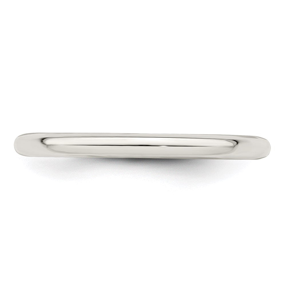 Sterling Silver 2mm Comfort Fit Size 12 Band