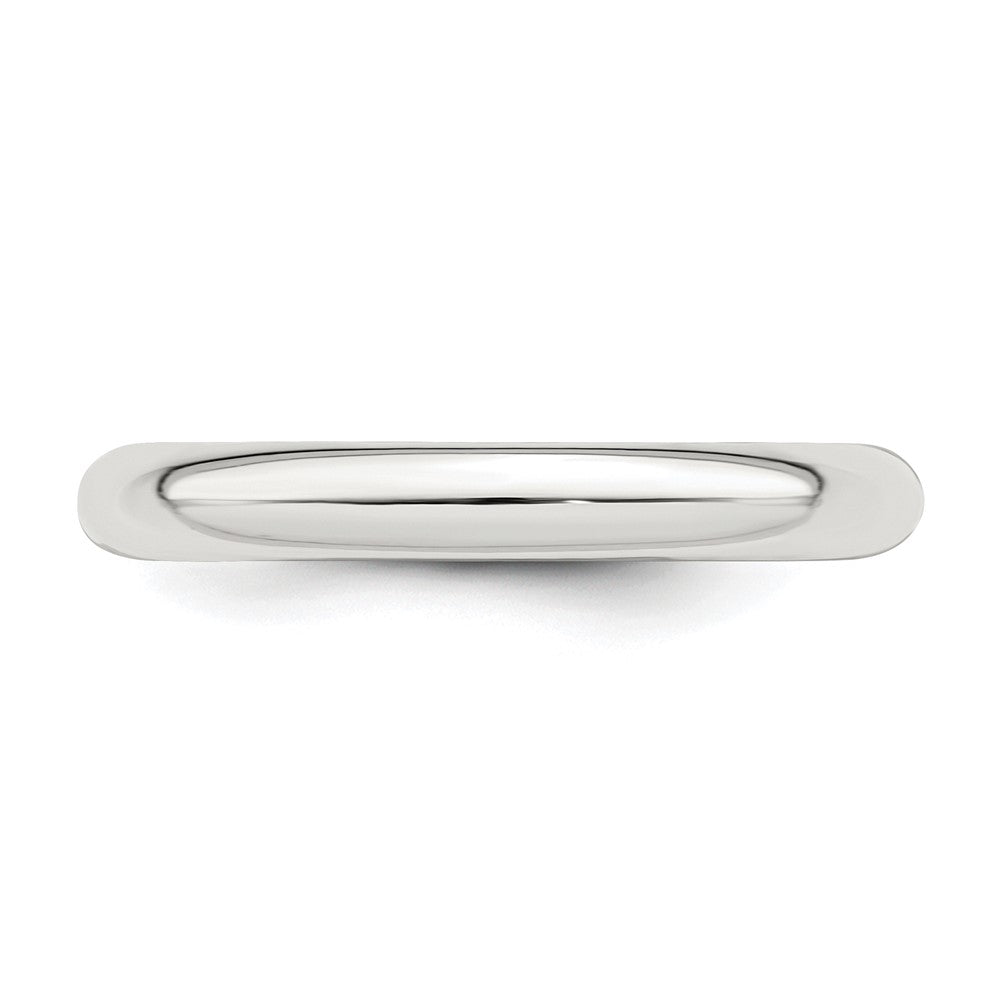 Sterling Silver 3mm Comfort Fit Size 7.5 Band