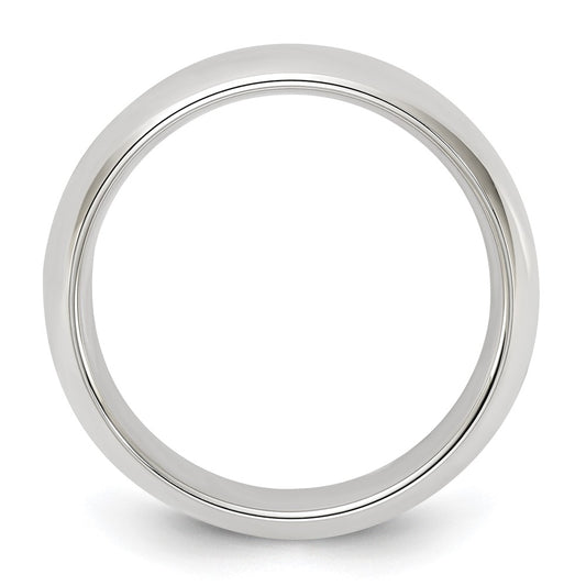 Sterling Silver 6mm Comfort Fit Size 5 Band