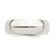 Sterling Silver 7mm Comfort Fit Size 9.5 Band