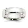 Sterling Silver 7mm Comfort Fit Size 9.5 Band
