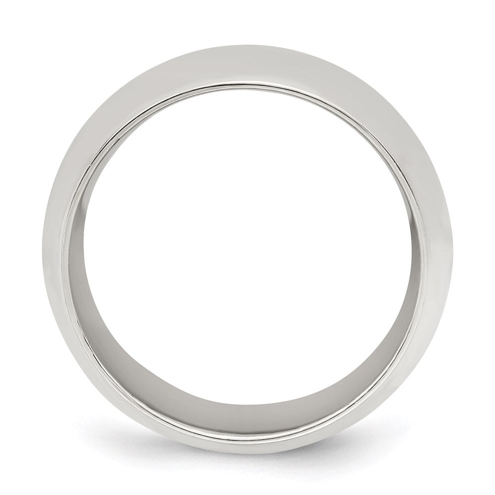 Sterling Silver 9mm Comfort Fit Size 13 Band