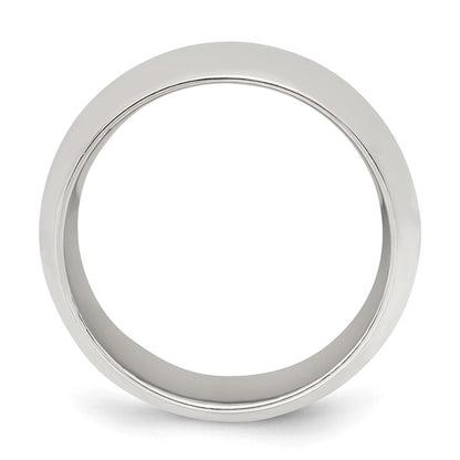 Sterling Silver 9mm Comfort Fit Size 8 Band