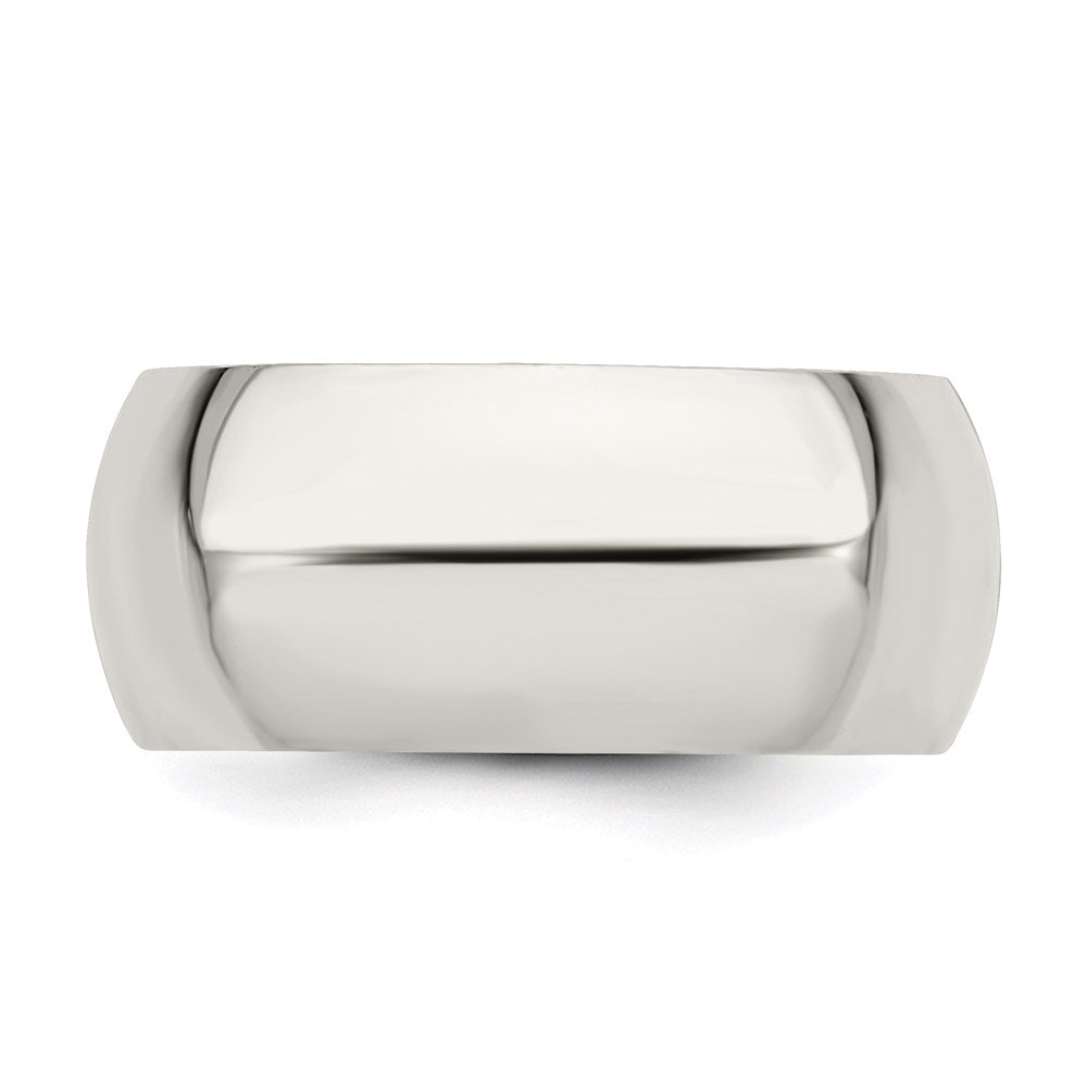 Sterling Silver 9mm Comfort Fit Size 10 Band