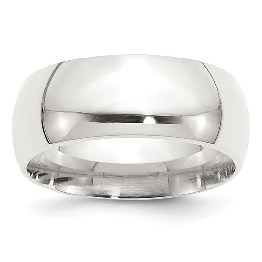 Sterling Silver 9mm Comfort Fit Size 11 Band