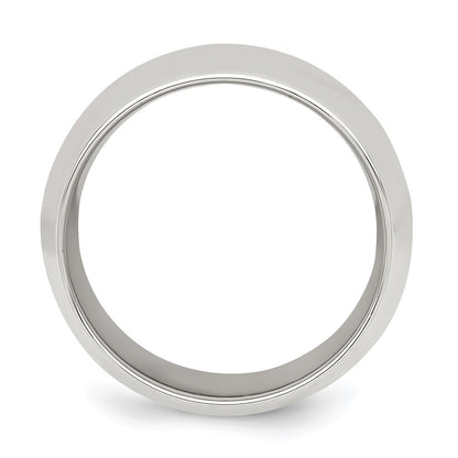 Sterling Silver 10mm Comfort Fit Size 6.5 Band