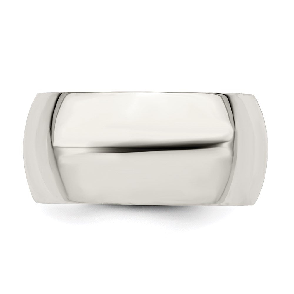 Sterling Silver 10mm Comfort Fit Size 6.5 Band