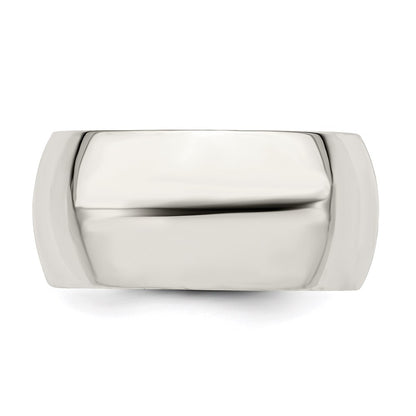 Sterling Silver 10mm Comfort Fit Size 5.5 Band