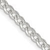 Sterling Silver 3.8mm Pav Curb Chain