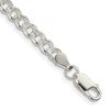 Sterling Silver 4.5mm Pav Curb Chain