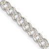 Sterling Silver 4.5mm Pav Curb Chain