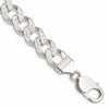 Sterling Silver 11.0mm Pav Curb Chain