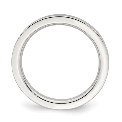Sterling Silver 2mm Comfort Fit Flat Size 13.5 Band