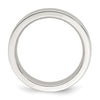 Sterling Silver 4mm Comfort Fit Flat Size 7.5 Band