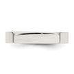 Sterling Silver 4mm Comfort Fit Flat Size 7.5 Band