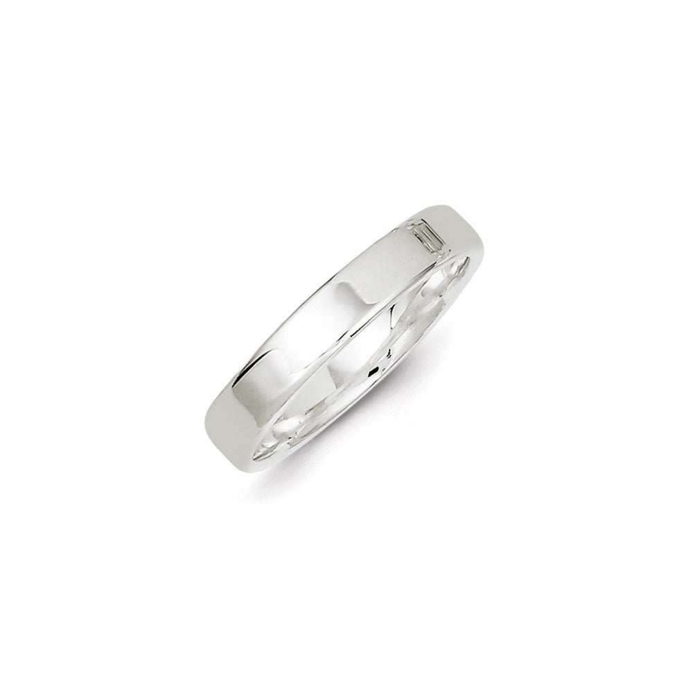 Sterling Silver 4mm Lightweight Flat Size 12 Band