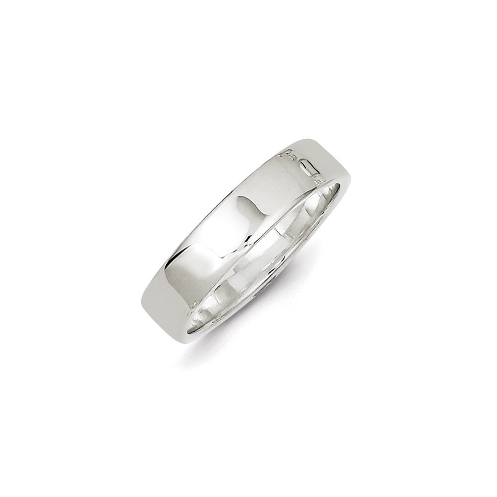Sterling Silver 5mm Lightweight Flat Size 4 Band