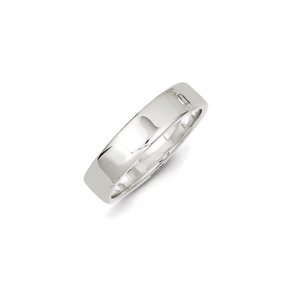 Sterling Silver 5mm Lightweight Flat Size 7 Band